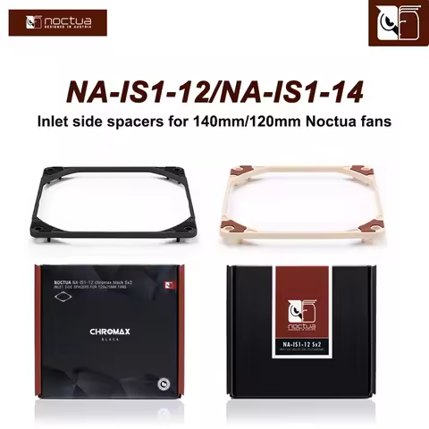 Noctua NA-IS1-12 SX2 /NA-IS1-14 SX2 5mm Thick Inlet Side Air Spacers For 120mm 140mm Noctua Fans Noi