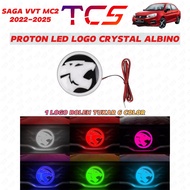 TCS PROTON SAGA VVT MC2 2022-2025 CAR 3D ALBINO 6 IN 1 LED LOGO ACCESSORIES