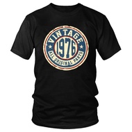 Vintage 1976 All Original Parts T shirt men Born in 1976 44th Birthday T-shirt Classic Retro 1976 Ag