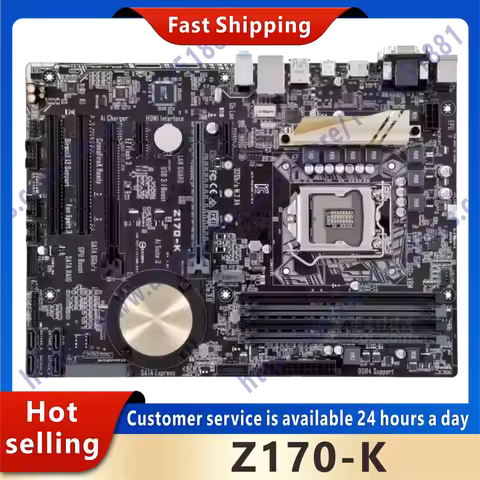 Used Z170-K original desktop computer Z170 Z170M DDR4 motherboard LGA 1151 i7/i5/i3 USB3.0 SATA3 tes
