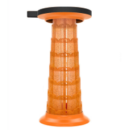 戶外便攜伸縮摺疊椅 - 橙色 | 排隊神器 | 伸縮調節 | 一秒收合 | 旋轉鎖定 | 防滑耐磨 | 承重強悍