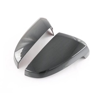 ฝาครอบกระจกข้างประตู Isuzu MU-X MUX 2021-2024สติกเกอร์รถยนต์คาร์บอนไฟเบอร์