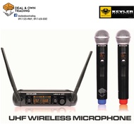 Kevler URX-2H Dual Handheld Wireless Microphone Set