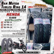 BAN MOTOR IRC NF66 NR83 RING 14 TUBELESS BAN TUBLES DEPAN BELAKANG MOTOR MATIC BEAT VARIO SCOOPY PCX