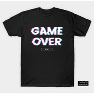 BIG SIZE GAME OVER T-SHIRTS FOR MEN AND WOMEN ALL SIZES M, L, XL, XXL, 3XL, 4XL, 5XL, 6XL