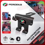 Perodua Axia Myvi Bezza Ativa Aruz Alza 2023 2022 Multifunction Hanger Bag Car Headrest Hook Holder 