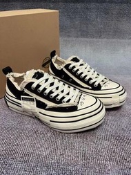 【💖厚底鞋】xVESSEL g.o.p.lows Black 板鞋 黑色 男女同款