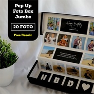 Photo Box Kekinian / Memory Box / Foto Box / Kado Ulang Tahun Wedding