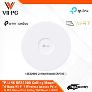 TP-LINK BE22000 Ceiling Mount Tri-Band Wi-Fi 7 Wireless Access Point 2x 10G Port (EAP783)