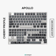 [⌨️ LandingPad] Apollo Keycaps Doubleshot ABS Keycap Set for Mechanical Keyboard (Grey)