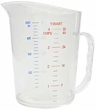 A-to-Z Supply PLMD032CL Measuring Cup, 1 qt. (1 Liter), 6-1/16"L x 5-1/8"W x 6-7/16"H, with Handle, 
