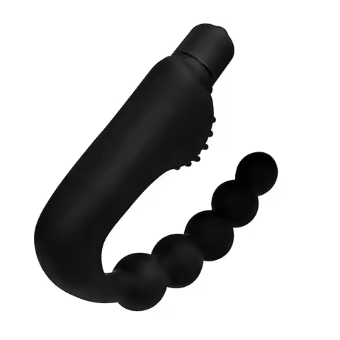 Prostate Massager Anal Beads Vibrator 10 Mode Butt Plug for Men USB Rechargeable Discreet Pleasure f