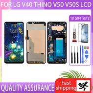 Original For LG V40 ThinQ LG G8X ThinQ V50s V60 5G LCD Touch Screen V405 V500 V510 V600