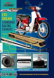 HONDA EX5 HIPOWER DREAM APIDO RACING EXHAUST BIG BORE
