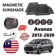 Toyota Avanza 2012-2026 Epic Magnetic Sunshade  (6pcs) Accessories Car