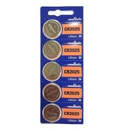 CR2025 Battery DL2025 ECR2025 3V Lithium Coin Cell (5 Batteries) Murata CR2025 Battery DL2025 ECR202