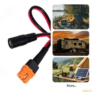 Lidu11 Stable XT60I Female to DC5521 Female Adapters Wire Vehicle Charging Cable