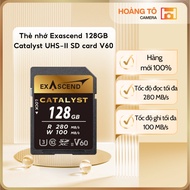 Exascend 128GB Catalyst UHS-II SD card V60 memory card | Genuine new