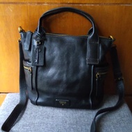 Preloved Fossil Emerson Satchel Black Medium