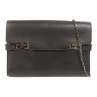 Delvaux 牛皮皮革Tempete Wallet On Chain鏈帶肩背袋