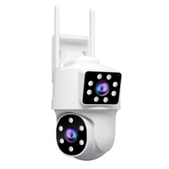 SriHome SH063 Dual Lens CCTV Wifi IP Camera Wireless 1080P FHD Two Video Record Phone Live View