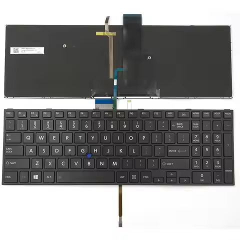 New For Toshiba Tecra Z50-C A50-C C50-C Z50-C1550 Series Laptop Keyboard US Black With Backlit & Wit