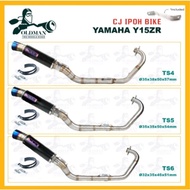 Exhaust CJ IPOH BIKE Y15ZR/Ysuku TS series (TS4/ TS5/ TS6)