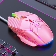 Wired Gaming Mouse 6 Buttons 3200DPI Adjustable Silent Gaming Mice LED USB Wired Computer Mouse For 