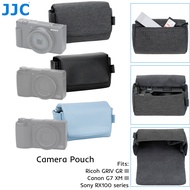 JJC Camera Pouch Case Bag with Magnetic Closure for Ricoh GR IV GRIV GRIII GRIIIx GR4 GR3 GR3x HDF C