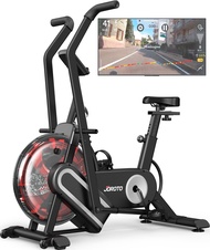JOROTO XR5 Exercise Bike,Assault Bike,Stationary Upright Indoor Cycling Bike with Dual Acction Handl