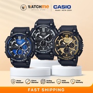 CASIO MCW-200H SERIES Fashion Analog Watch 100m Water Resistant Stopwatch Date Display Men Watch Jam