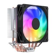 FSP CPU AIR COOLER NC3 LITE / NC3-L ARGB (1X 120MM ARGB FAN + 4 HEATPIPES) BLACK