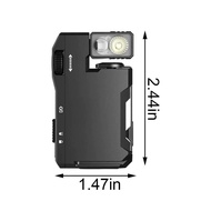 Đèn Cắm Trại Đèn pin sạc USB EDC ánh sáng 400 lumens 180 ° rotaing đầu xách tay RGB đèn pin mini IP6