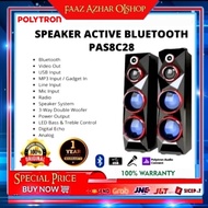 POLYTRON PAS 8C28 Speaker Aktif Bluetooth Karaoke PAS8C28