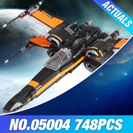 2017 LEPIN 05004 Star First Wars Order Poe' s X Toys wing Fighter Assembled Building Block Compat