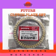HONDA FUTURE 125 CLUTCH PLATE SET (ORIGINAL) (22201-KYZ-901) (FUTURE125) DISK FRICTION