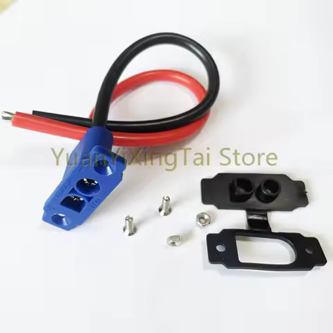 1PCS EC5 Male / Female EC5E-M EC5-F Connector Plug Socket Pigtail Cable 10cm 20cm 30cm 10AWG Silicon