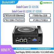 SZBOX R12 Soft Router i7-1255U i5-1235U i3-1215U Mini PC Low Power Network Firewall Appliance