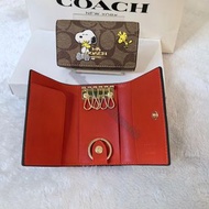 USA COACH ✅全新 Full packaging hkluxehk 🎁COACH史努比 銀包 wallet card holder