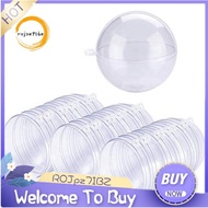 【ROJpz7IBZ】24 Balls/Batch DIY 70mm Christmas Tree Hanging Ball Transparent Ball Transparent Plastic 