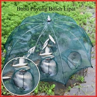 Portable Automatic Folding Fishing Net Trap for Crabs, Shrimp, and Fish with 8/10/12/16 Holes