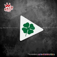 Ready Stock Alfa Romeo Alfa Romeo Juliet Four-leaf Clover Delta Corse Reflective Sticker 03
