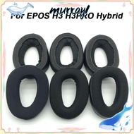 MURRAY 1Pair Replacement Ear Cushion, Earmuff Headset Ear Pads, Soft Protein Headphone Earpads Heads