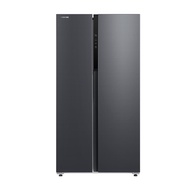 TOSHIBA ตู้เย็น SIDE BY SIDE  GR-RS780WI-PMT(06) 20.6 คิว สีเทา อินเวอร์เตอร์