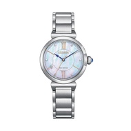 Citizen Eco-Drive May Bells Silver Dial Stainless Steel Strap Women Watch EM1070-83D