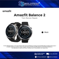 Amazfit Balance 2 Smart Watch l 1.5-Inch AMOLED Display I Navigation With GPS I 10 ATM Waterproof I 