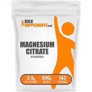 Bulks.com Citrate Powder 500g (1.1lbs) -400mg, Easy to Absorb-Pure Natural and Gluten-Free, 3.5g Per