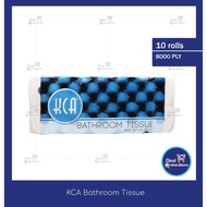 👍KCA 8000 PLY Toilet paper Bathroom Tissue (3 ply) x 10 rolls