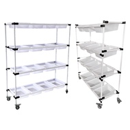 Troli pengambilan barang e-dagang, troli pengisihan penghantaran ekspres, troli pengambilan barang p