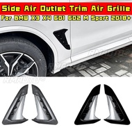 For BMW X3 X4 G01 G02 M Pack Side Air Outlet Trim Air Grille Intake Vent Trim for BMW X3 X4 G01 G02 